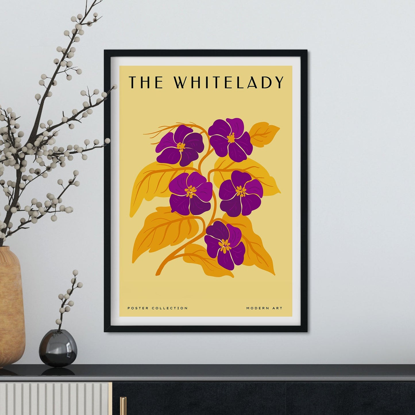 The White Lady Violet-Artwork-Nacnic-Nacnic Estudio SL