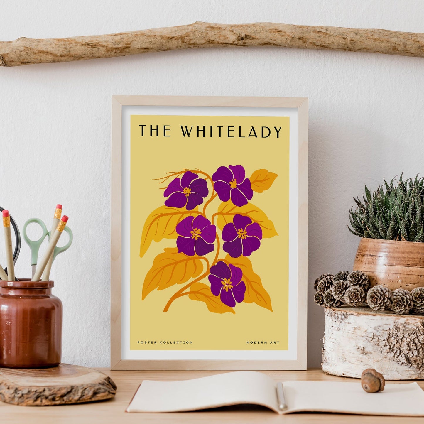 The White Lady Violet-Artwork-Nacnic-Nacnic Estudio SL