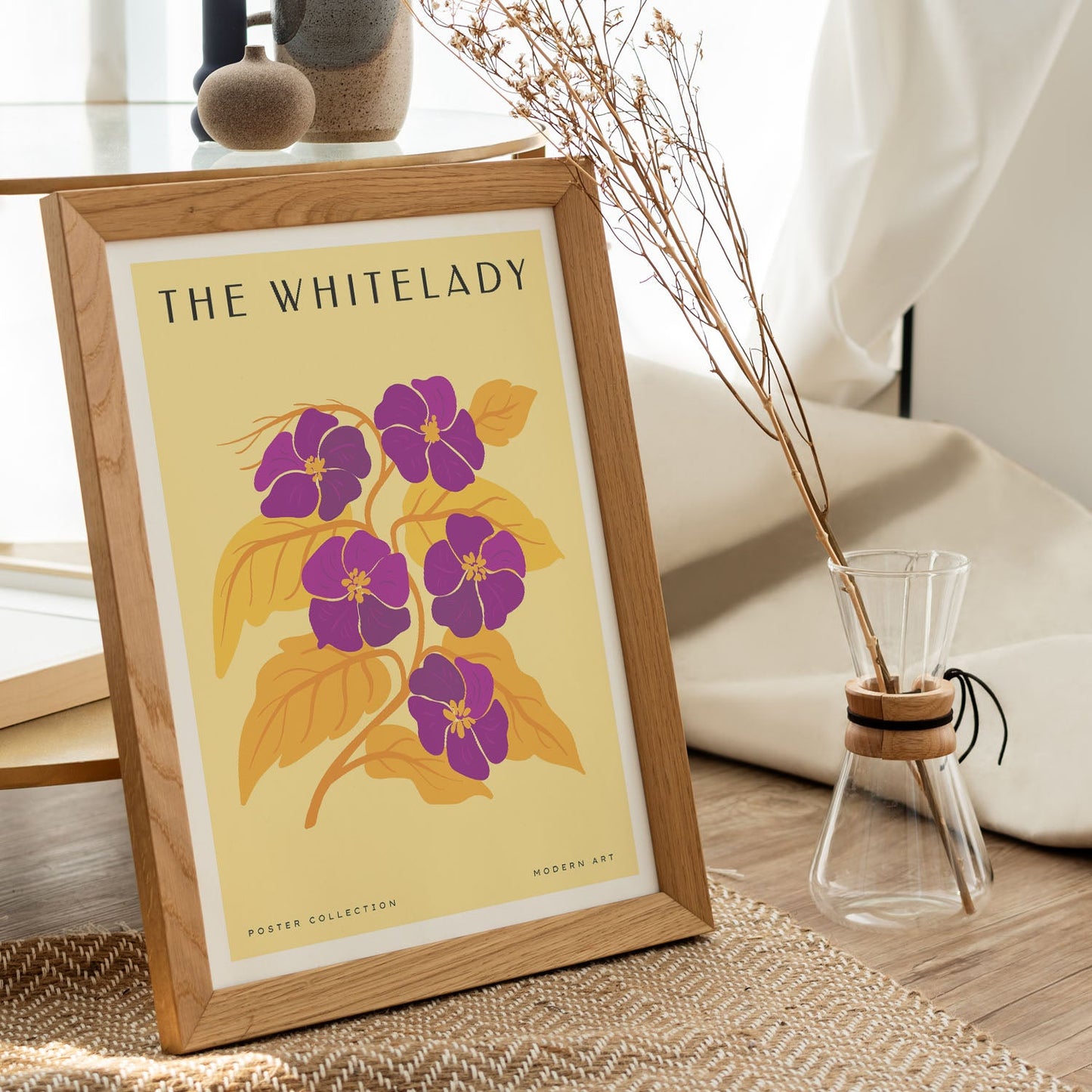 The White Lady Violet-Artwork-Nacnic-Nacnic Estudio SL