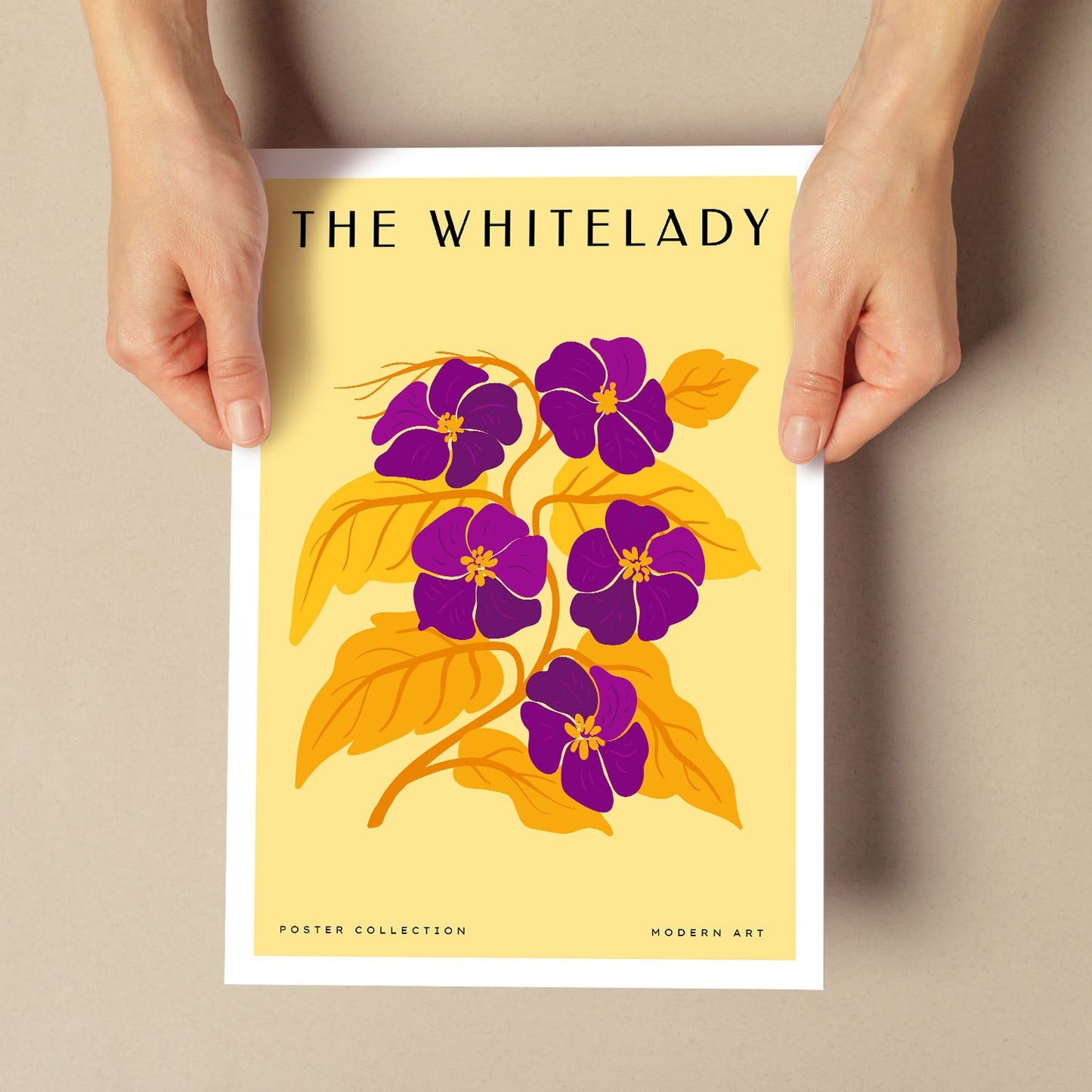 The White Lady Violet-Artwork-Nacnic-Nacnic Estudio SL