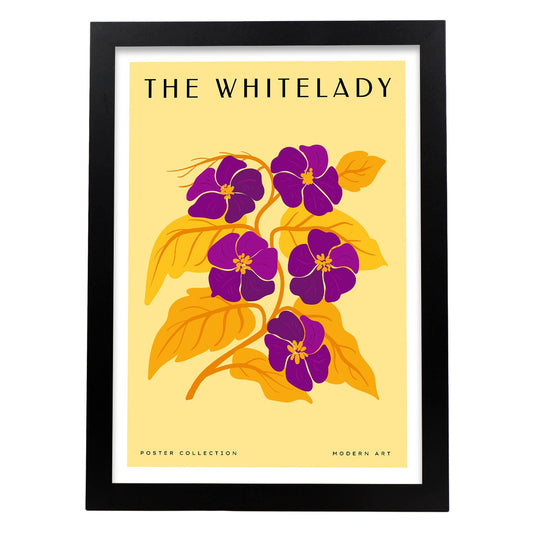 The White Lady Violet-Artwork-Nacnic-A3-Sin marco-Nacnic Estudio SL