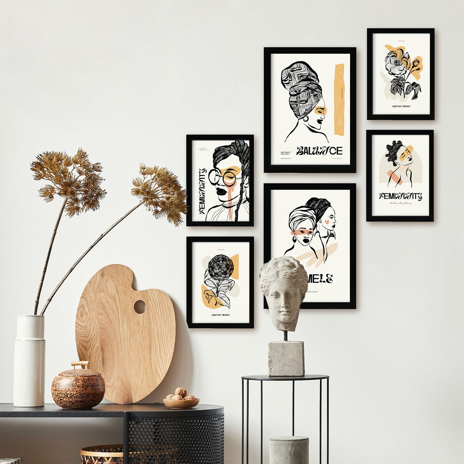 Thick Black Ink Posters. Black Power.-Artwork-Nacnic-Nacnic Estudio SL