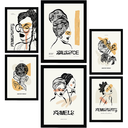 Thick Black Ink Posters. Black Power.-Artwork-Nacnic-Nacnic Estudio SL