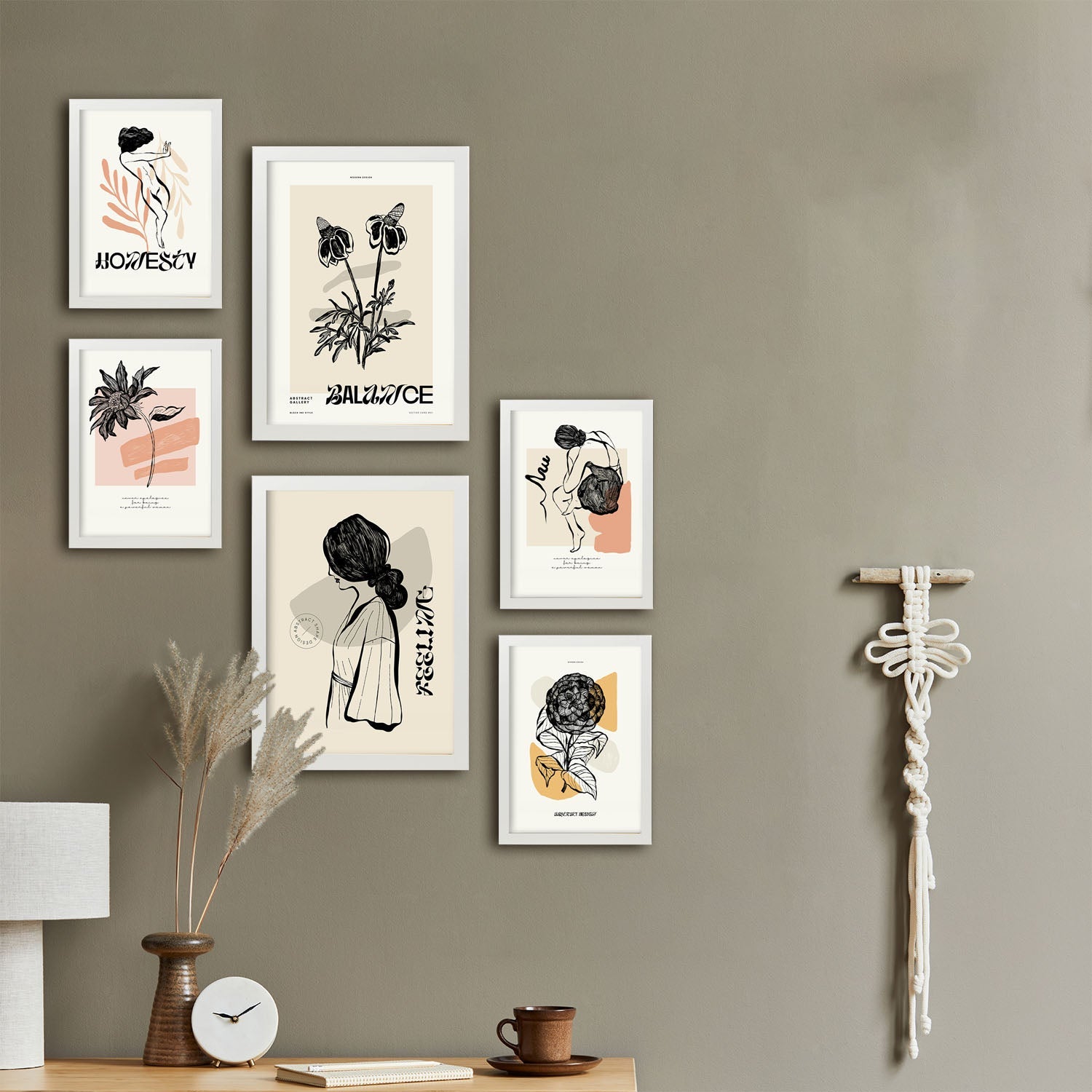 Thick Black Ink Posters. Feelings.-Artwork-Nacnic-Nacnic Estudio SL