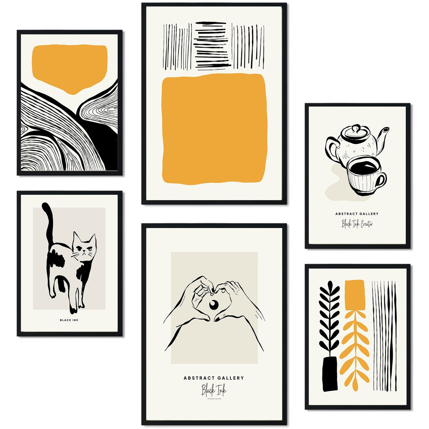 Thick Black Ink Posters. Home. Artistic and Abstract Aesthetic-Artwork-Nacnic-Nacnic Estudio SL