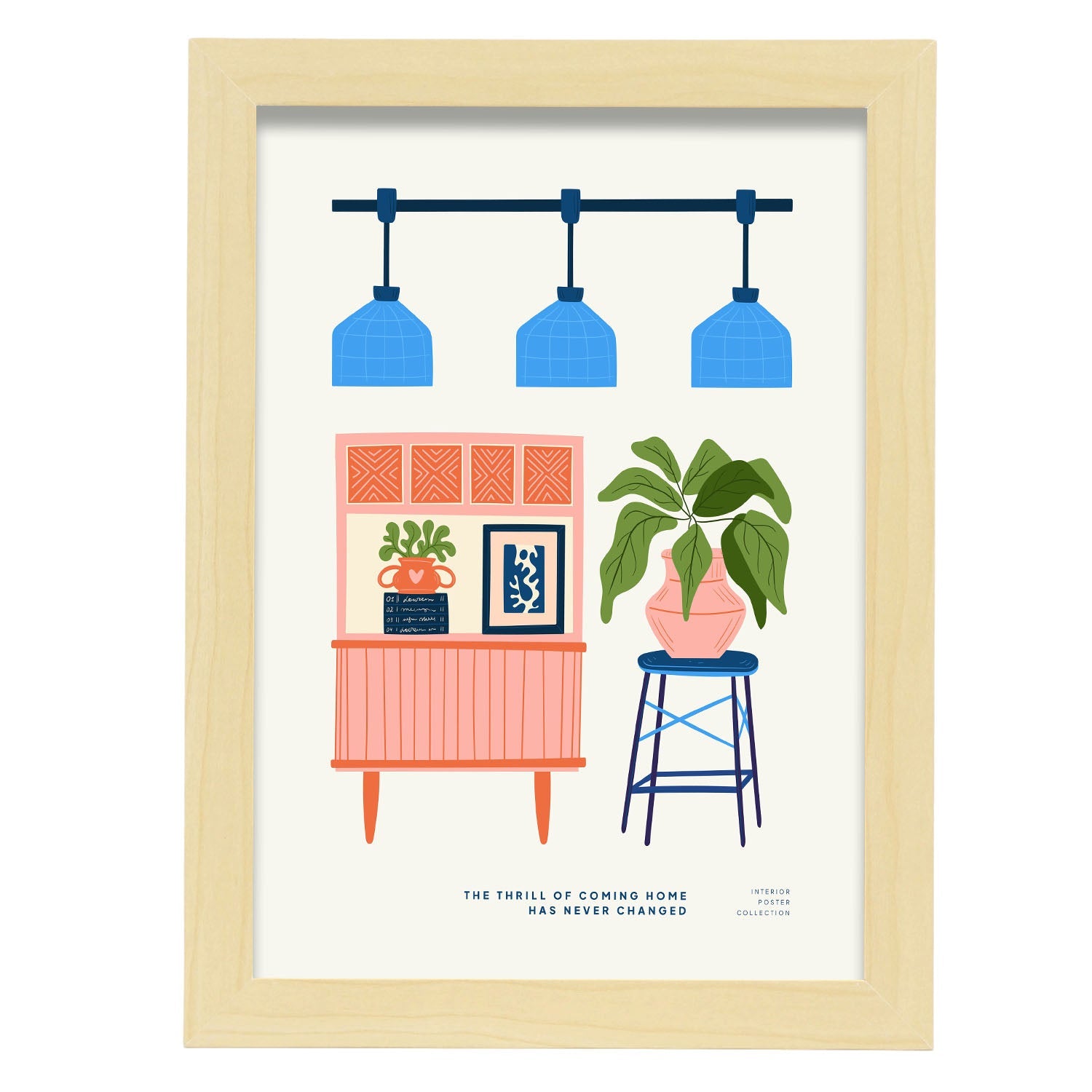 Thrill of Coming Home-Artwork-Nacnic-A4-Marco Madera clara-Nacnic Estudio SL