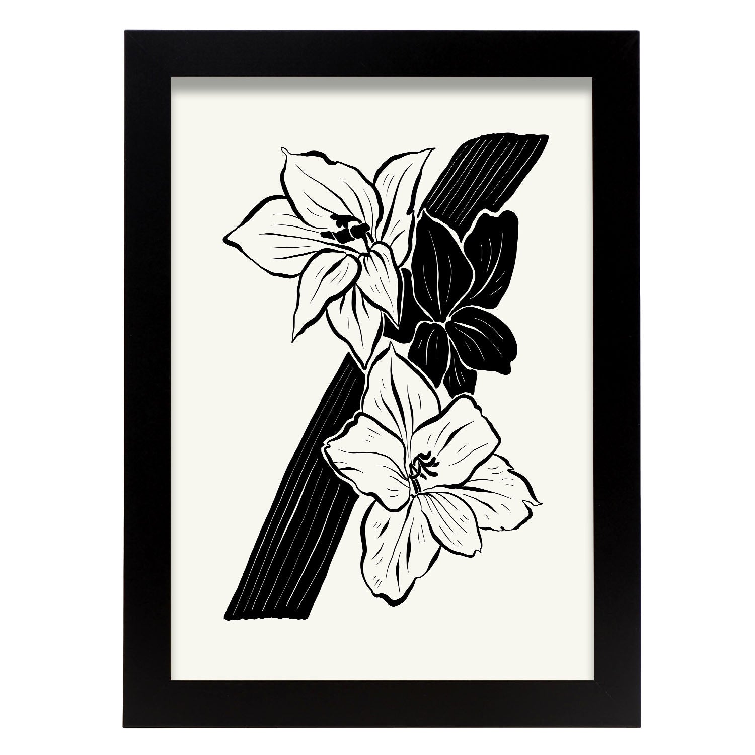 TIger Lily-Artwork-Nacnic-A4-Sin marco-Nacnic Estudio SL
