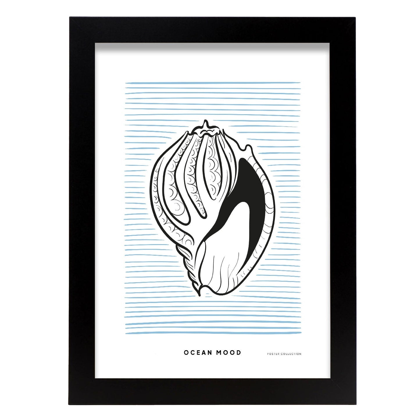 Tinted Cantharus shell-Artwork-Nacnic-A4-Sin marco-Nacnic Estudio SL