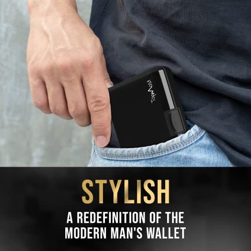 Billetera de Aluminio con Bloqueo RFID y Porta Tarjetas Unisex de Nacnic