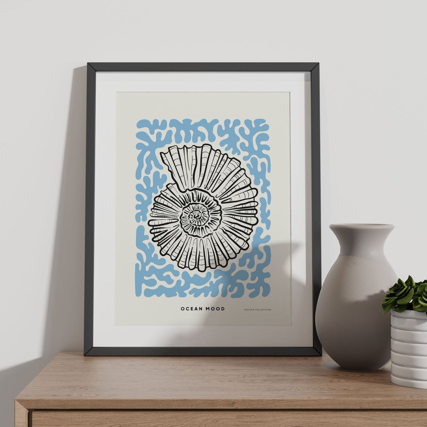 Topview Florida seashell-Artwork-Nacnic-Nacnic Estudio SL
