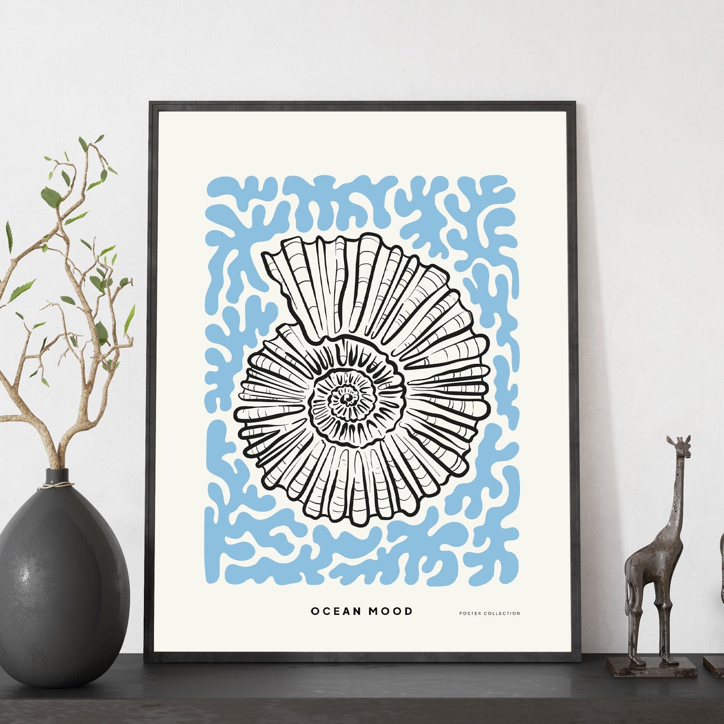 Topview Florida seashell-Artwork-Nacnic-Nacnic Estudio SL