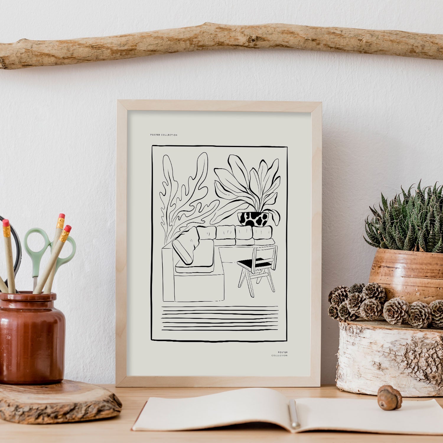 Tropical inspired Livingroom-Artwork-Nacnic-Nacnic Estudio SL