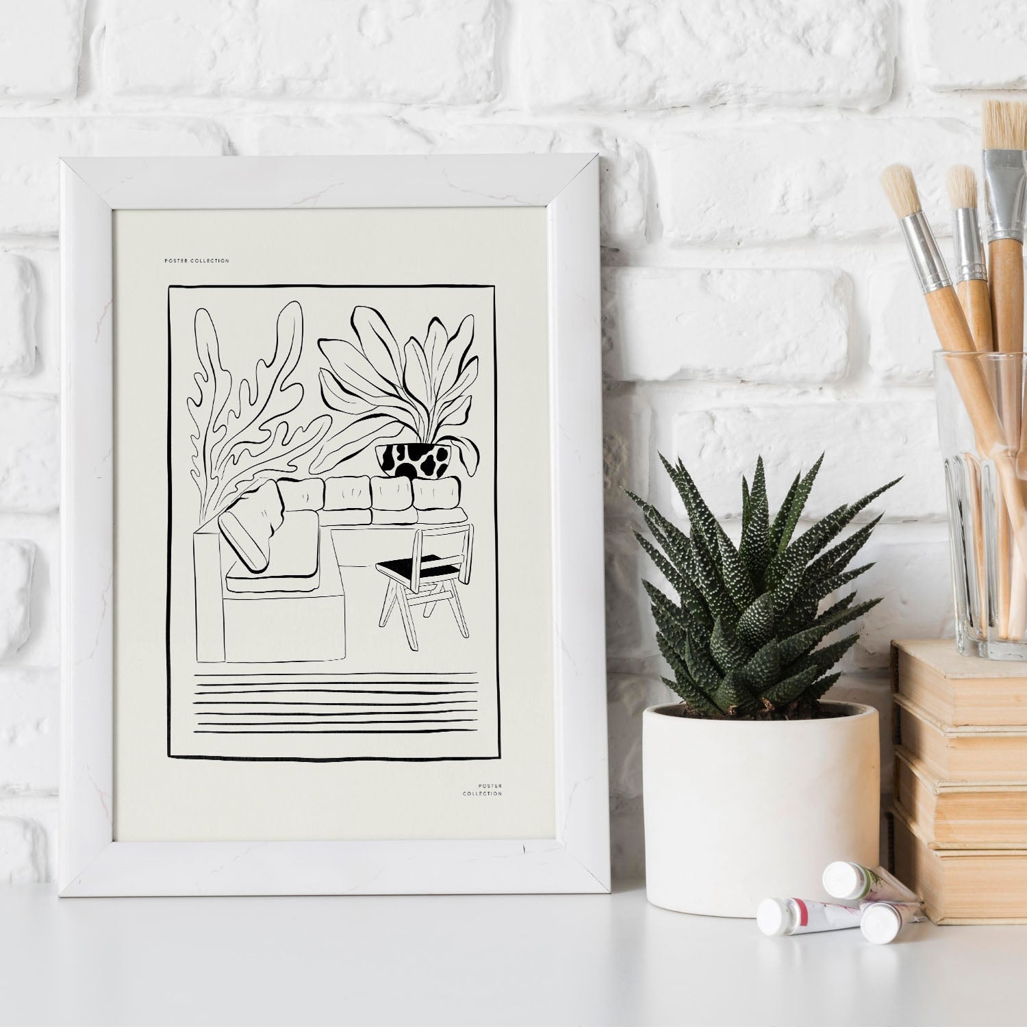 Tropical inspired Livingroom-Artwork-Nacnic-Nacnic Estudio SL