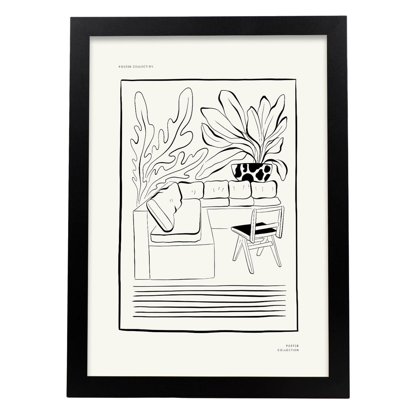 Tropical inspired Livingroom-Artwork-Nacnic-A3-Sin marco-Nacnic Estudio SL