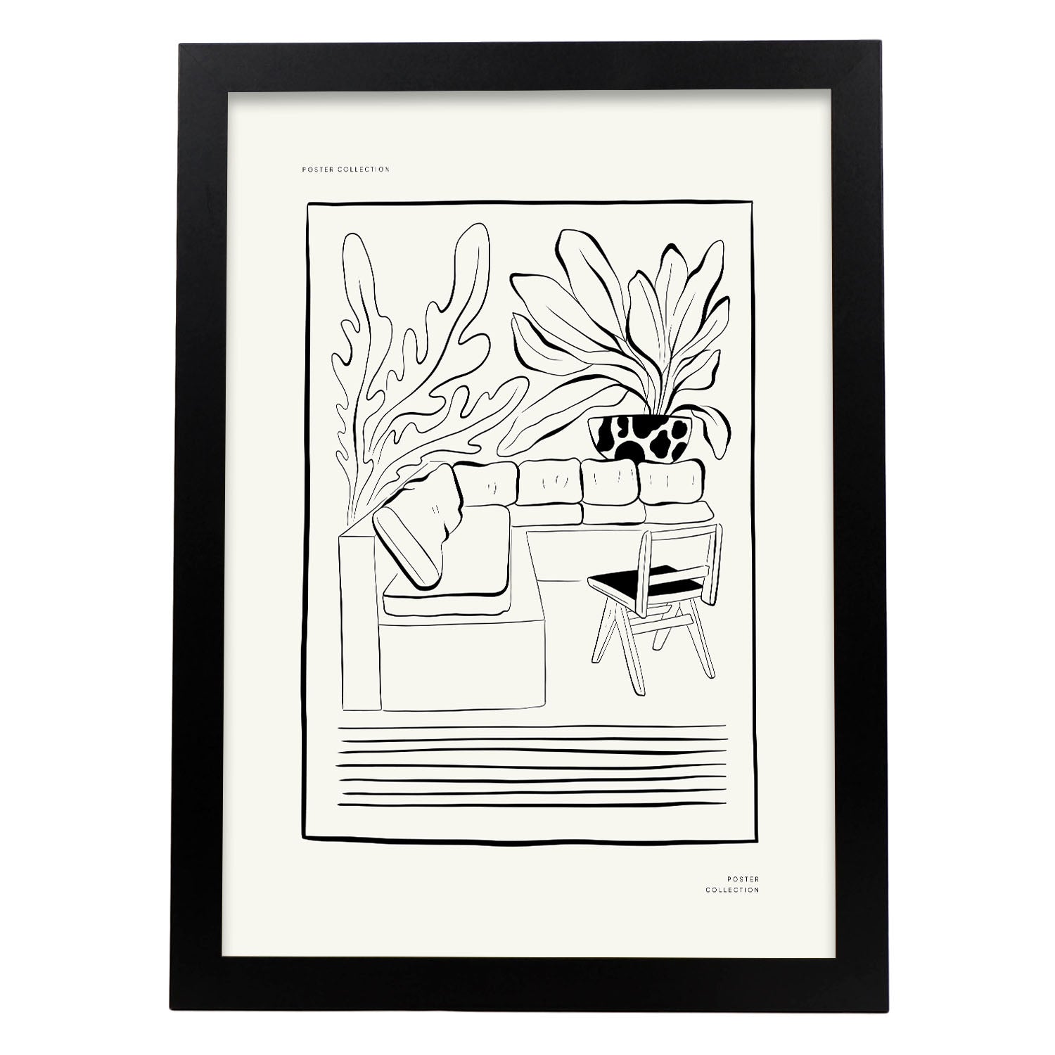 Tropical inspired Livingroom-Artwork-Nacnic-A3-Sin marco-Nacnic Estudio SL