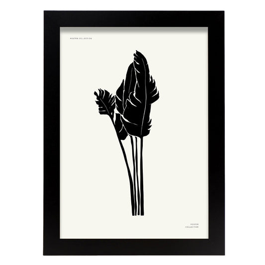 Tropical Leaf-Artwork-Nacnic-A4-Sin marco-Nacnic Estudio SL