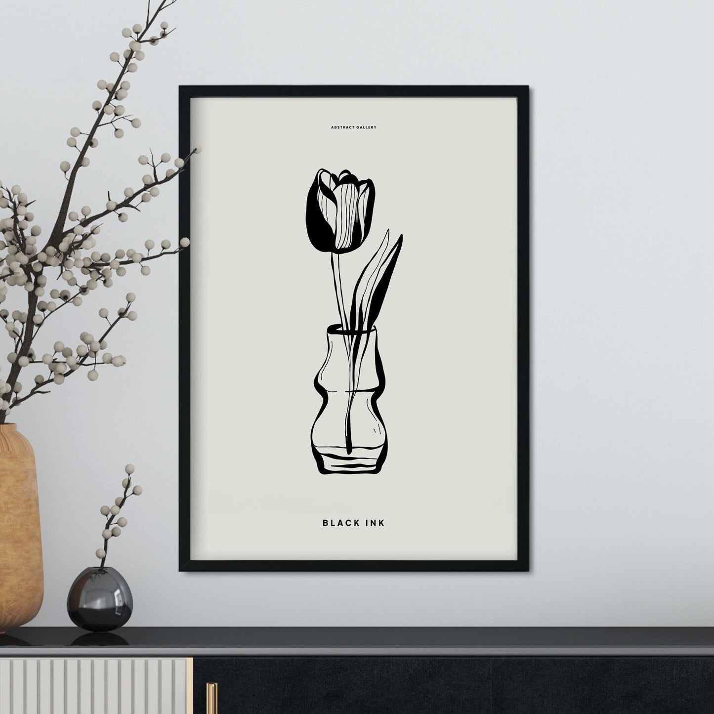 Tulip Flower-Artwork-Nacnic-Nacnic Estudio SL