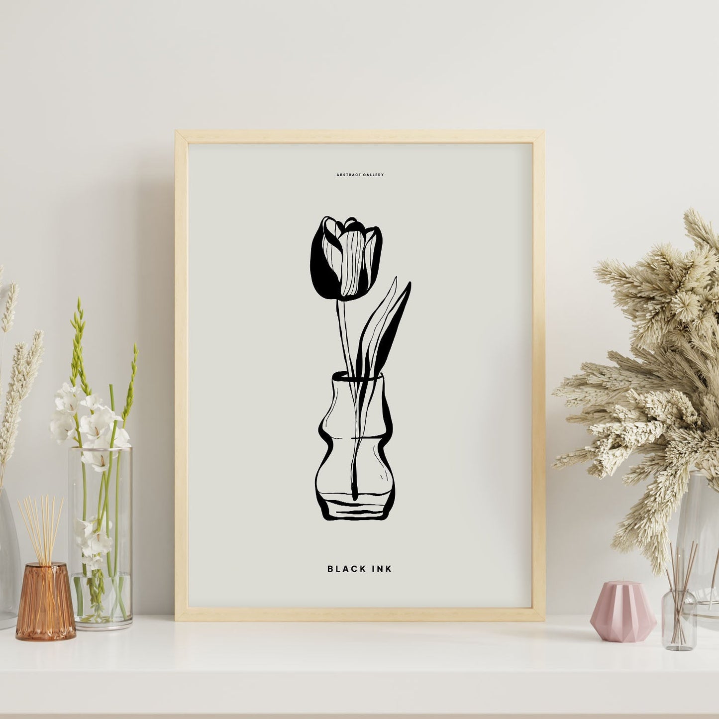 Tulip Flower-Artwork-Nacnic-Nacnic Estudio SL