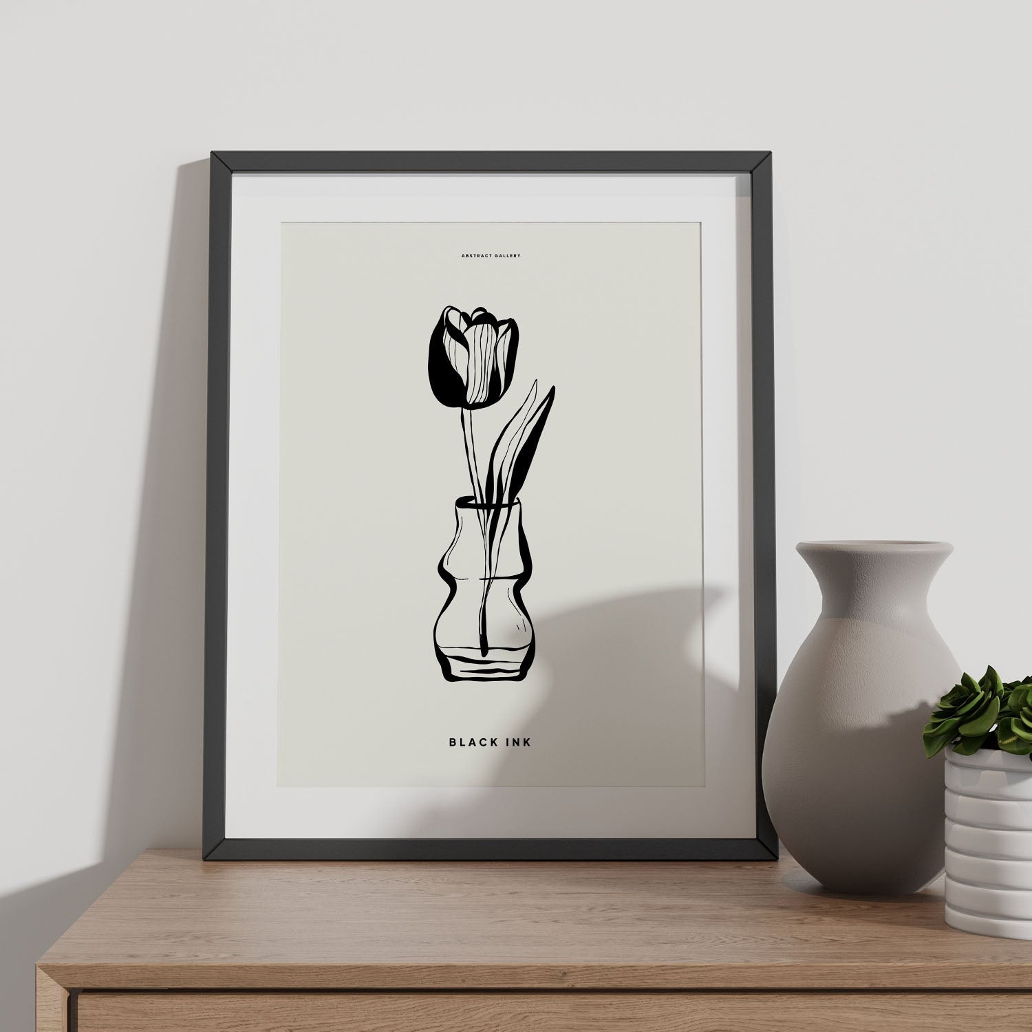 Tulip Flower-Artwork-Nacnic-Nacnic Estudio SL