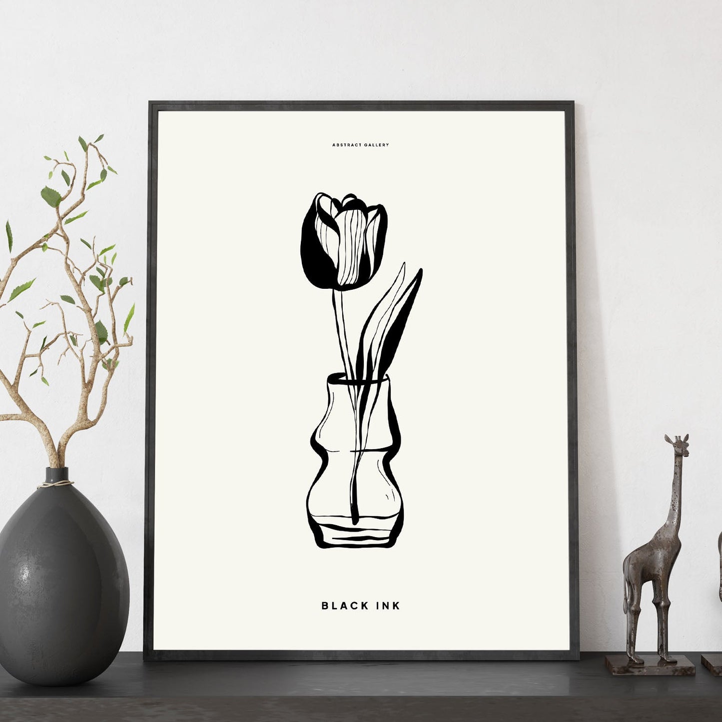 Tulip Flower-Artwork-Nacnic-Nacnic Estudio SL