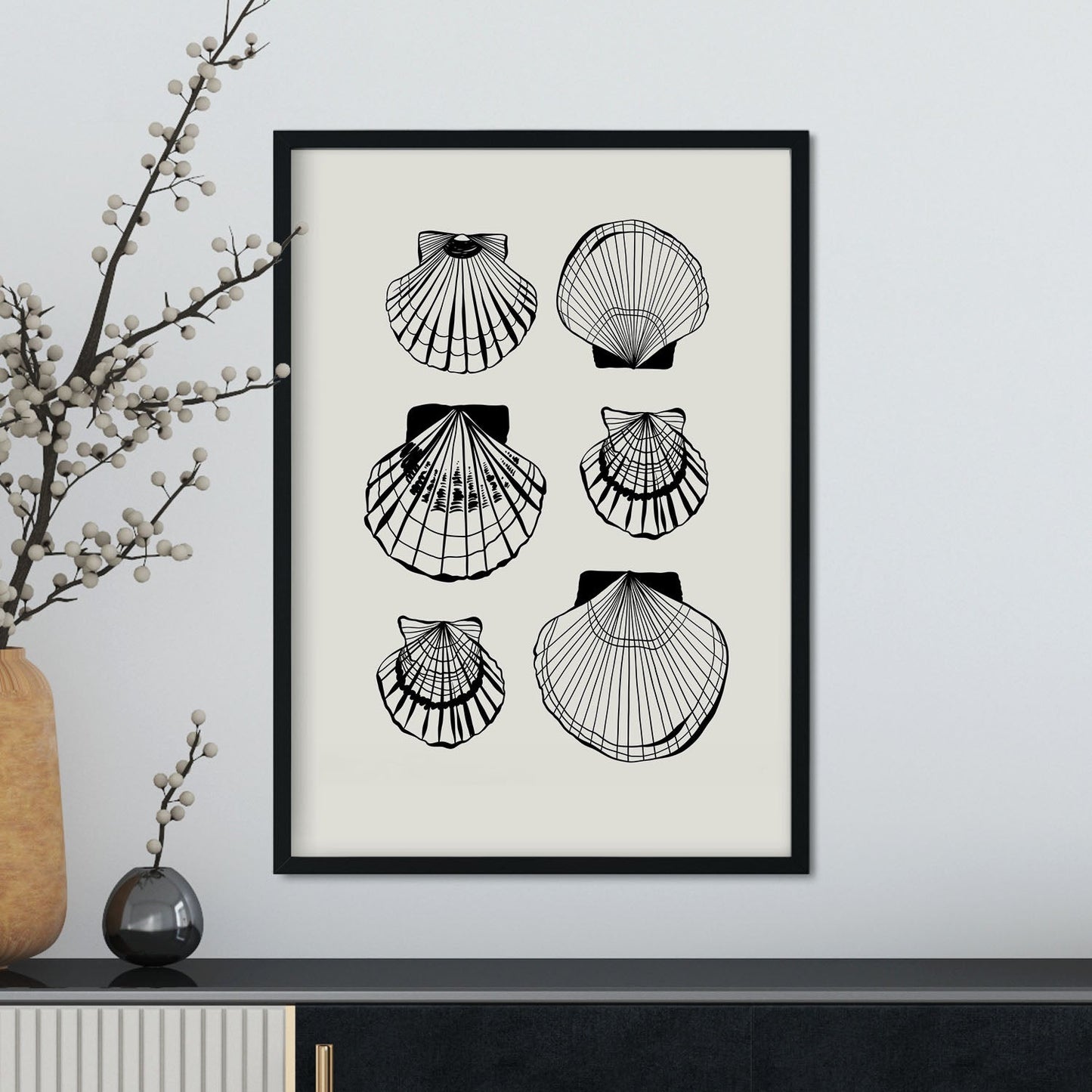 Types of scallops-Artwork-Nacnic-Nacnic Estudio SL