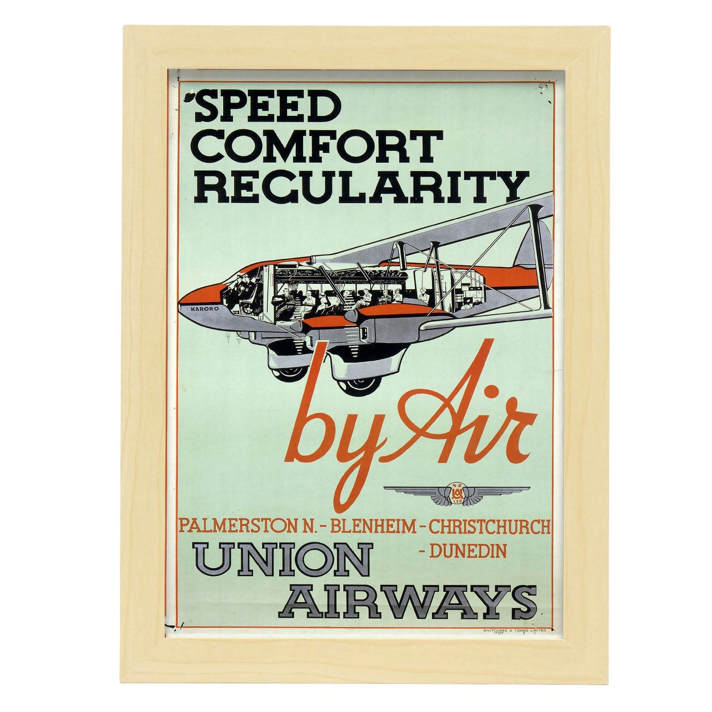 Union-airways-Artwork-Nacnic-A4-Marco Madera clara-Nacnic Estudio SL
