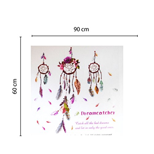 Vinilo decorativo Pegatina de pared Adhesiva Atrapasueños para dormitorios, habitaciones Juveniles, salones, oficinas...-Nacnic-Nacnic Estudio SL