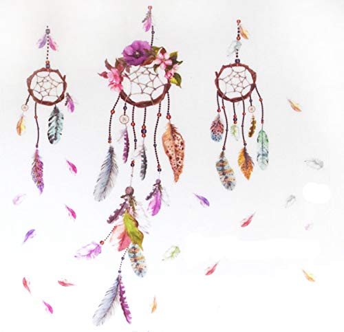 Vinilo decorativo Pegatina de pared Adhesiva Atrapasueños para dormitorios, habitaciones Juveniles, salones, oficinas...-Nacnic-Nacnic Estudio SL