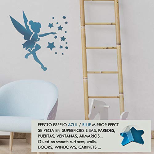 Vinilo decorativo Pegatina de pared Adhesiva Hada para habitaciones Juveniles, zonas comunes...Motivo Hada-Nacnic-Nacnic Estudio SL
