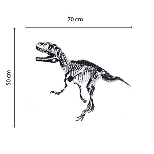 Vinilo decorativo Pegatina de pared Adhesiva T-Rex para habitaciones Juveniles, zonas comunes...Motivo Dinosaurio T-Rex-Nacnic-Nacnic Estudio SL