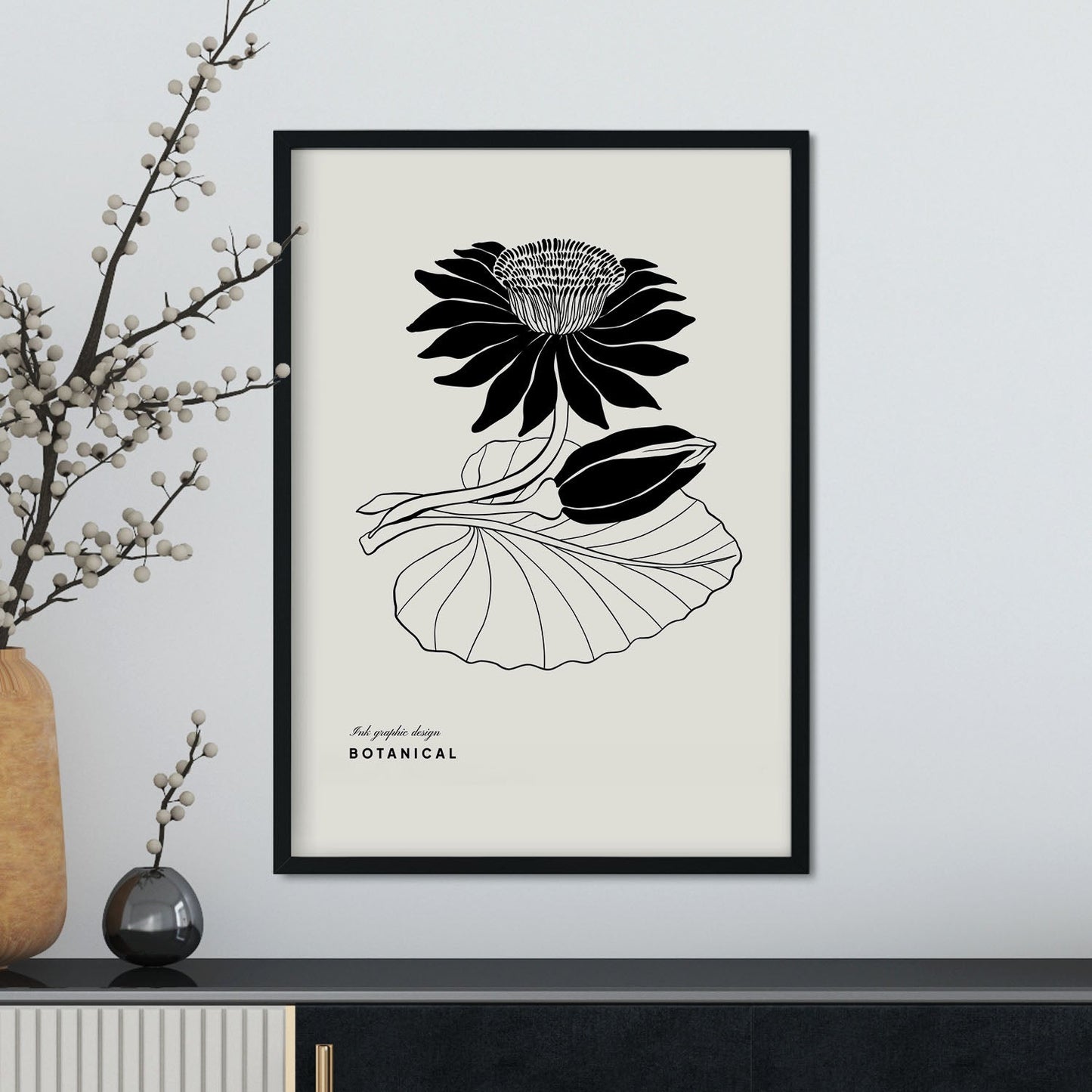 Water Lily-Artwork-Nacnic-Nacnic Estudio SL
