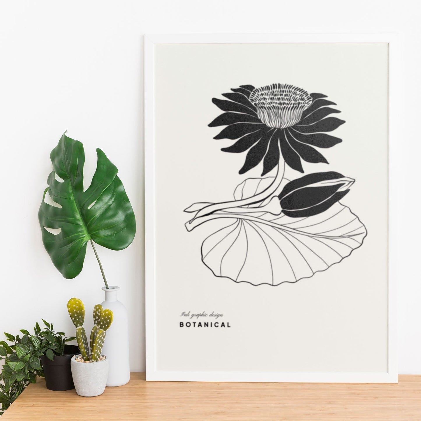 Water Lily-Artwork-Nacnic-Nacnic Estudio SL