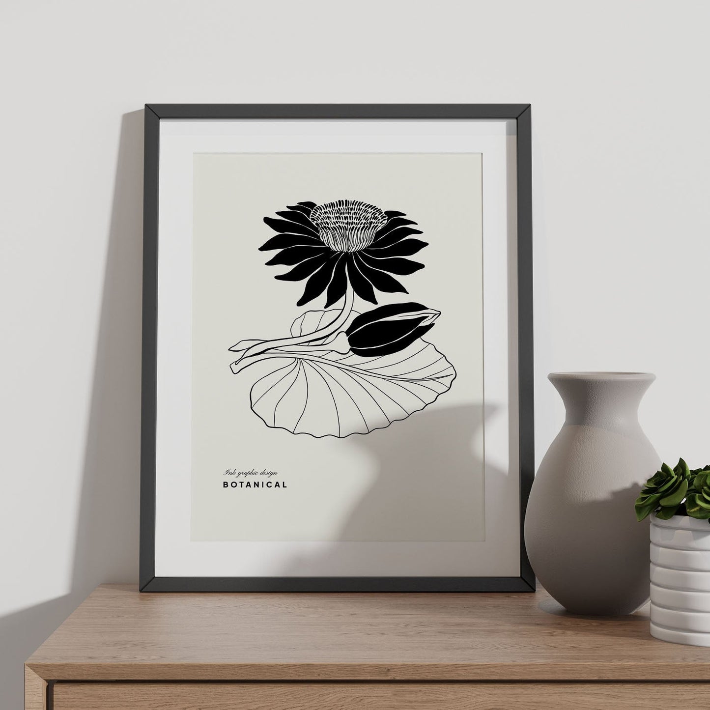 Water Lily-Artwork-Nacnic-Nacnic Estudio SL