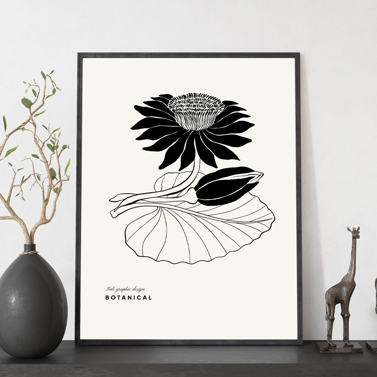 Water Lily-Artwork-Nacnic-Nacnic Estudio SL