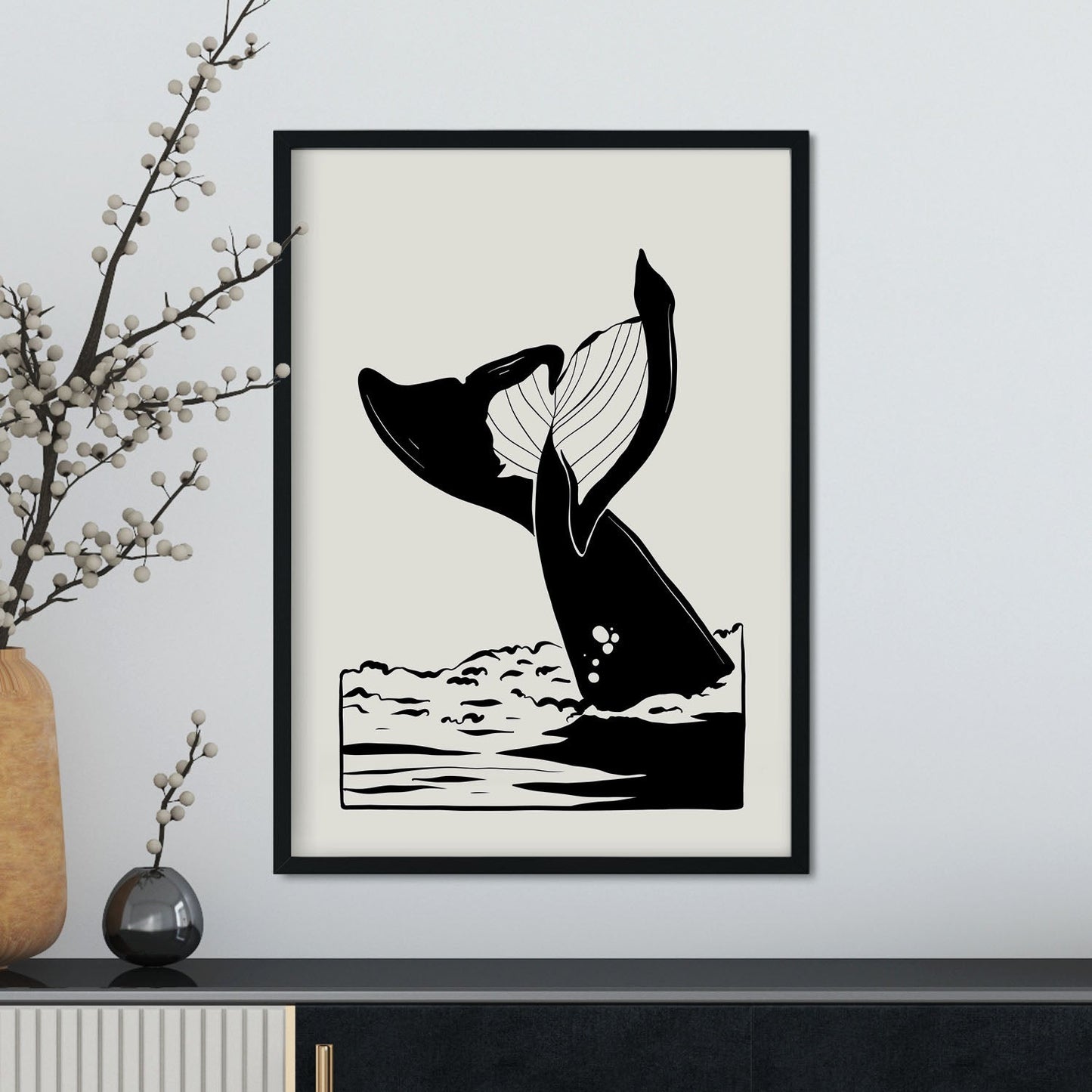 Whale tail-Artwork-Nacnic-Nacnic Estudio SL