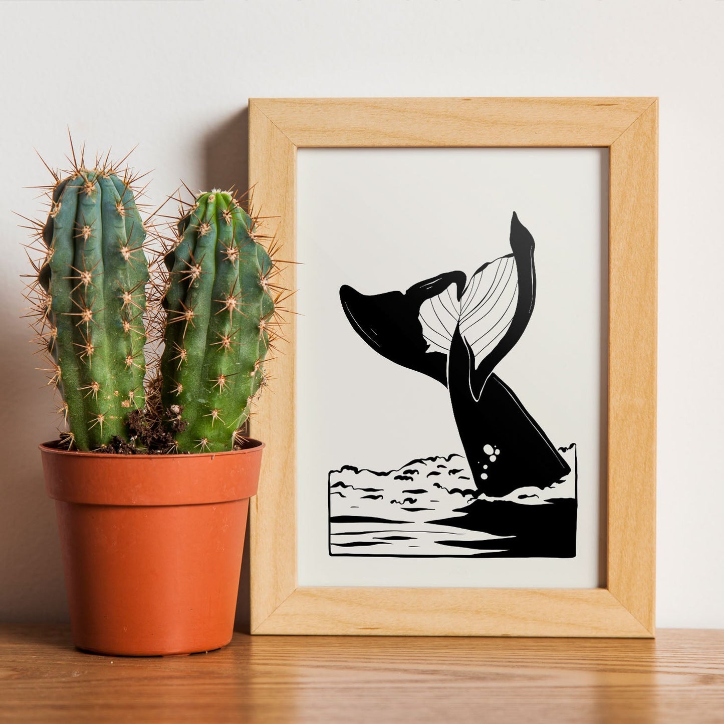 Whale tail-Artwork-Nacnic-Nacnic Estudio SL