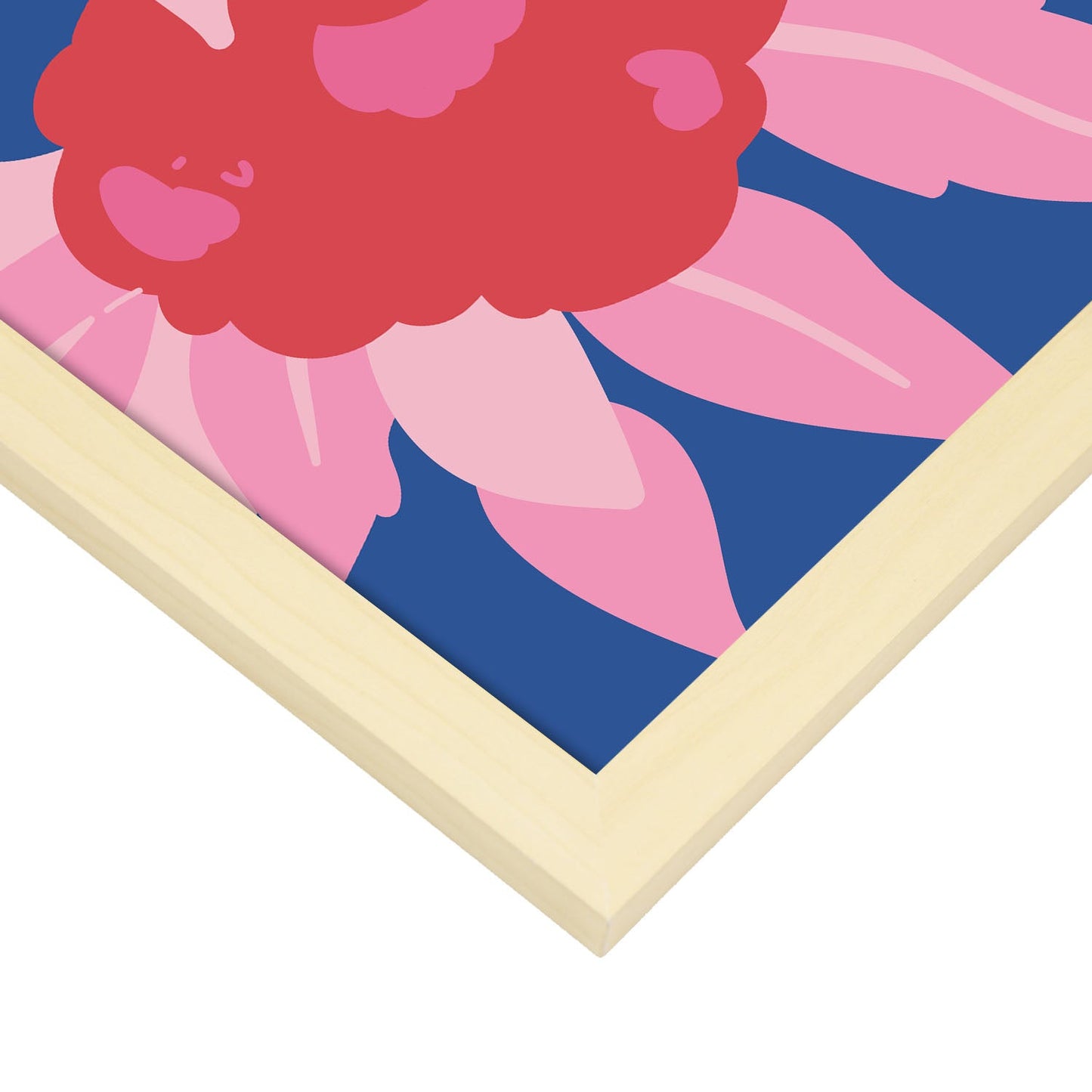 Zinnia Flower-Artwork-Nacnic-Nacnic Estudio SL