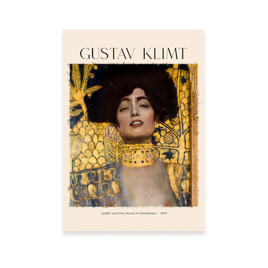 Lámina estampada de arte de pared inspirada en Gustav Klimt