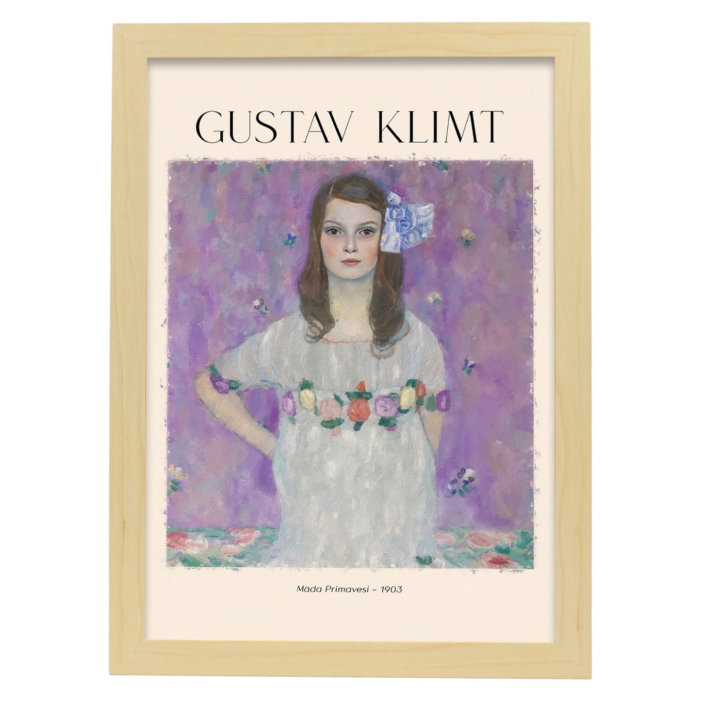 Lámina de Mada Primavesi inspirada en Gustav Klimt