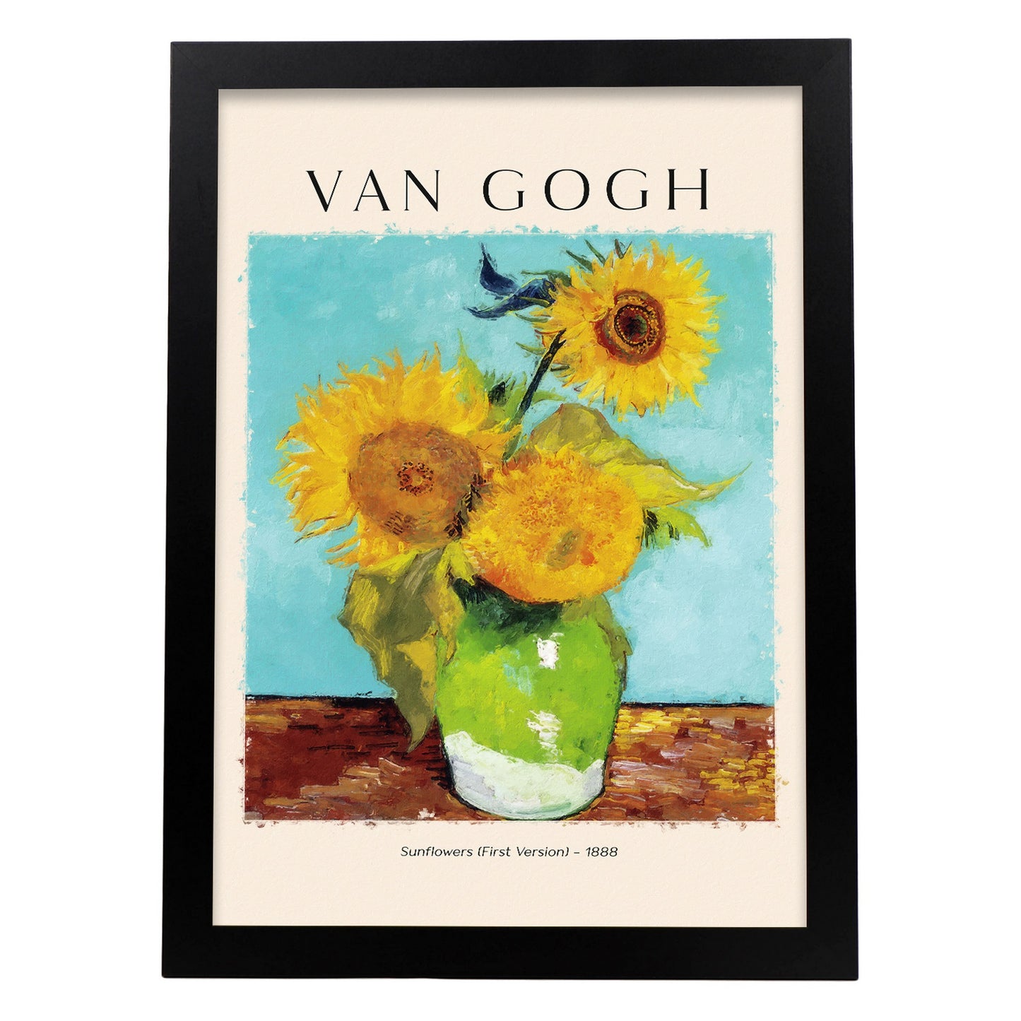 Lámina de Girasoles inspirada en Van Gogh