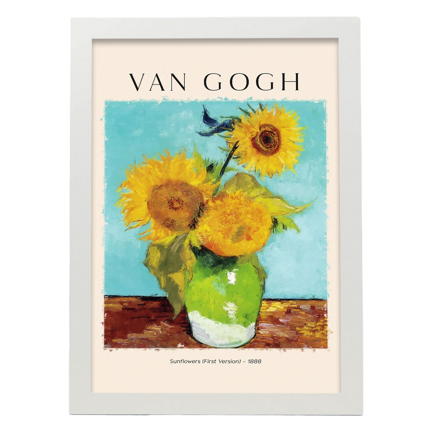 Lámina de Girasoles inspirada en Van Gogh