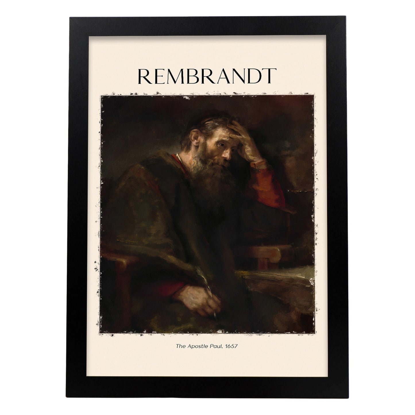 Lámina decorativa TEAPOSTLEPAUL inspirada en Rembrandt