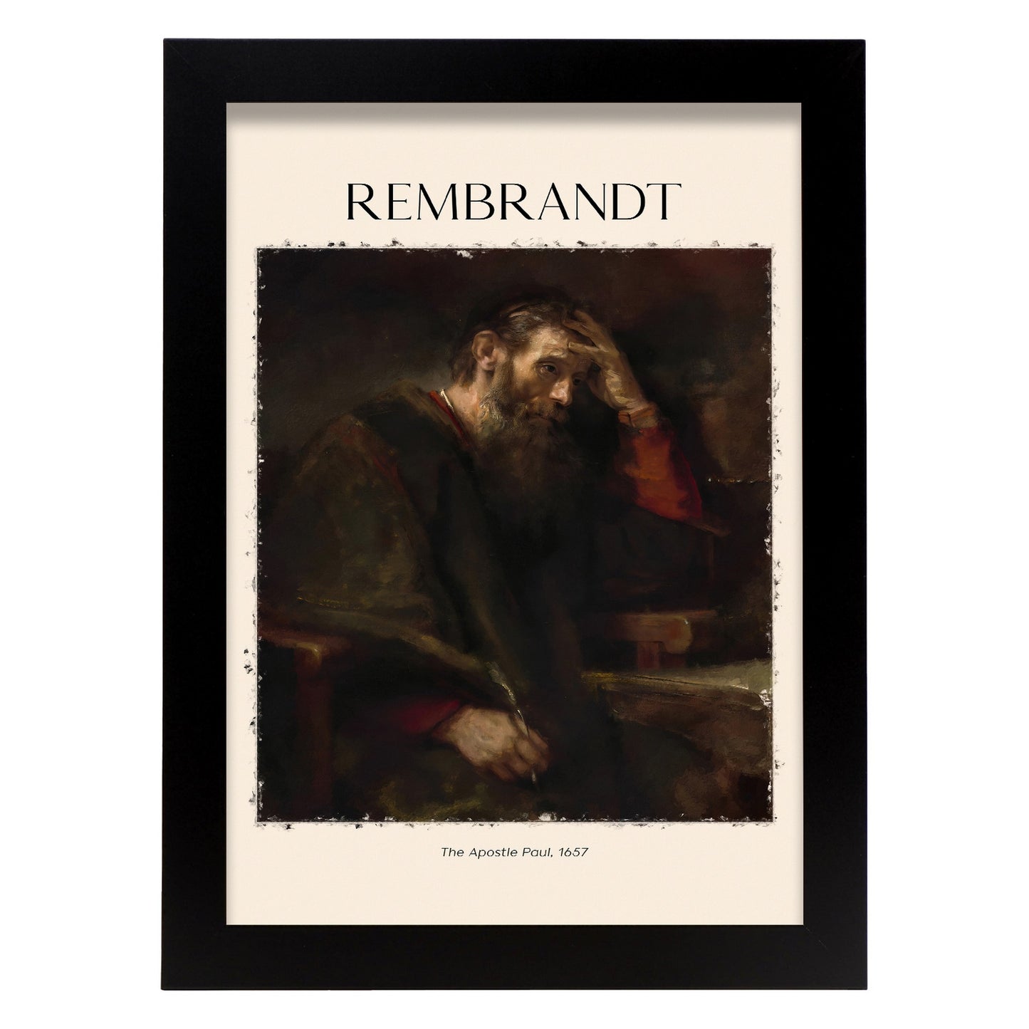 Lámina decorativa TEAPOSTLEPAUL inspirada en Rembrandt