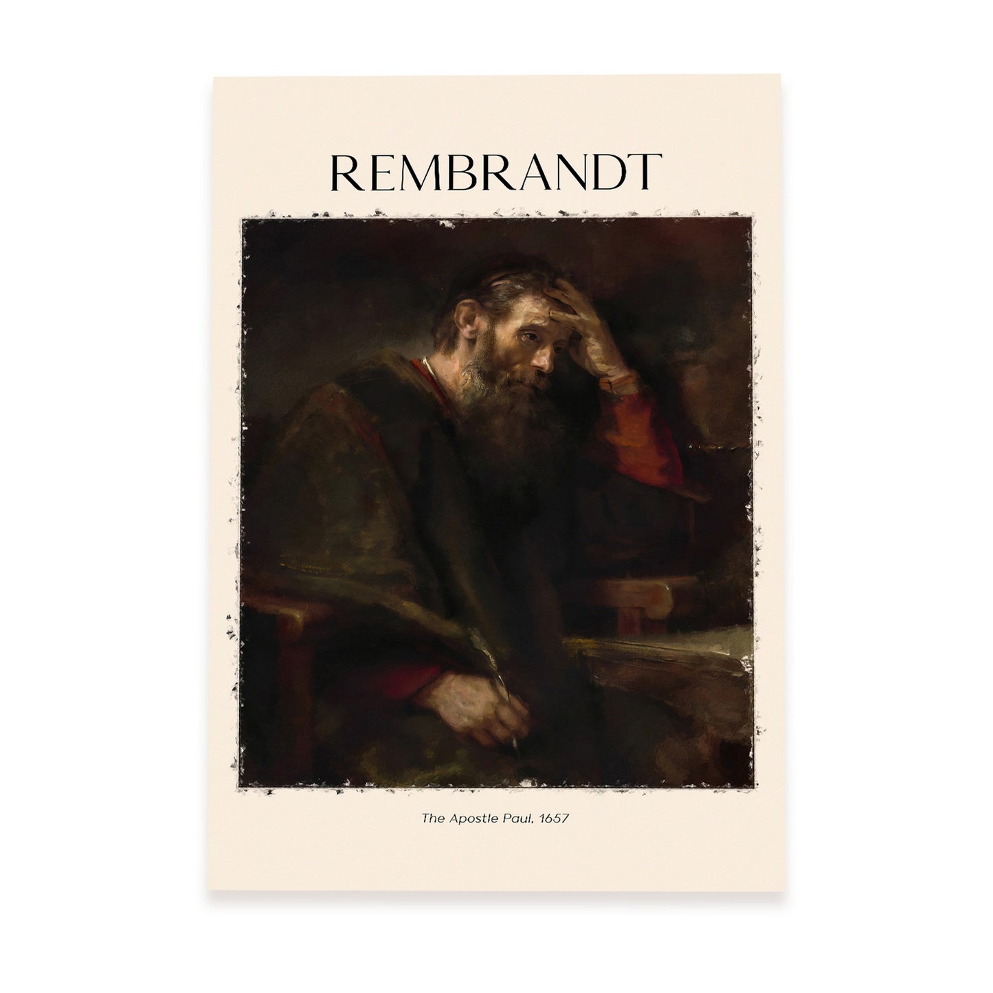 Lámina decorativa TEAPOSTLEPAUL inspirada en Rembrandt