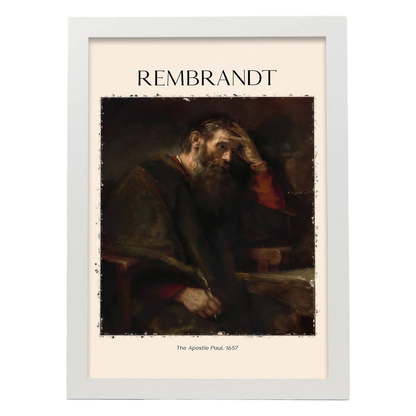 Lámina decorativa TEAPOSTLEPAUL inspirada en Rembrandt