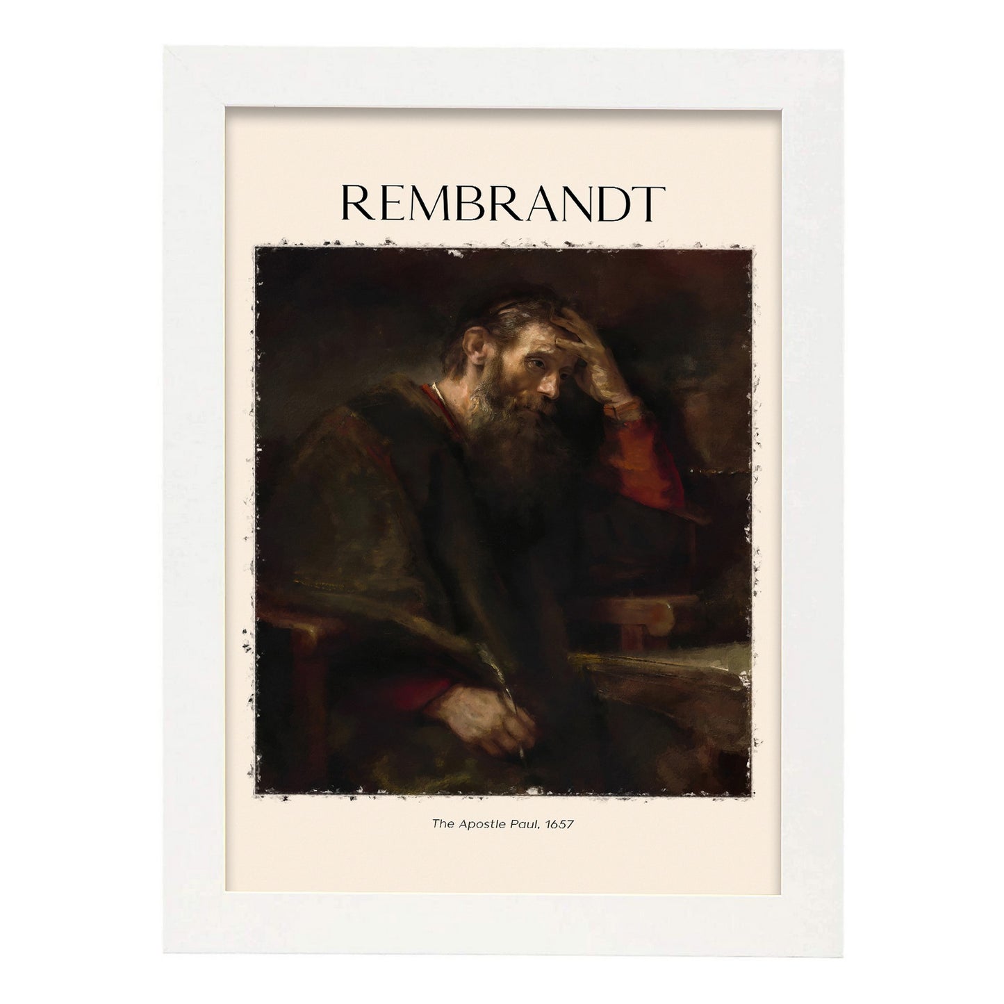 Lámina decorativa TEAPOSTLEPAUL inspirada en Rembrandt