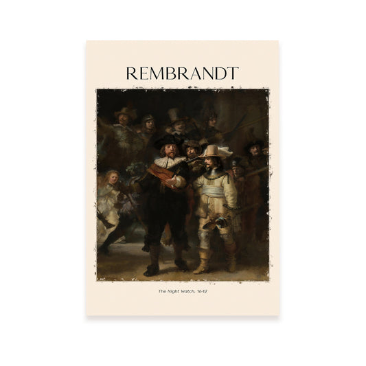 Lámina inspirada en Rembrandt
