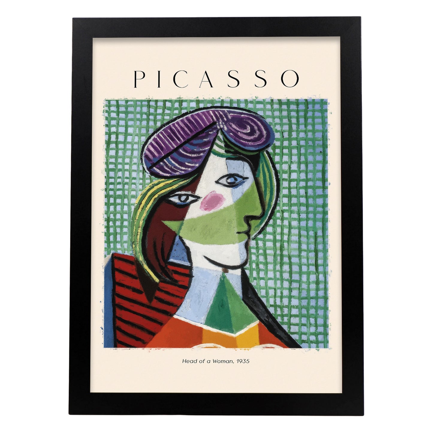 Lámina de Cabeza de Mujer inspirada en Picasso