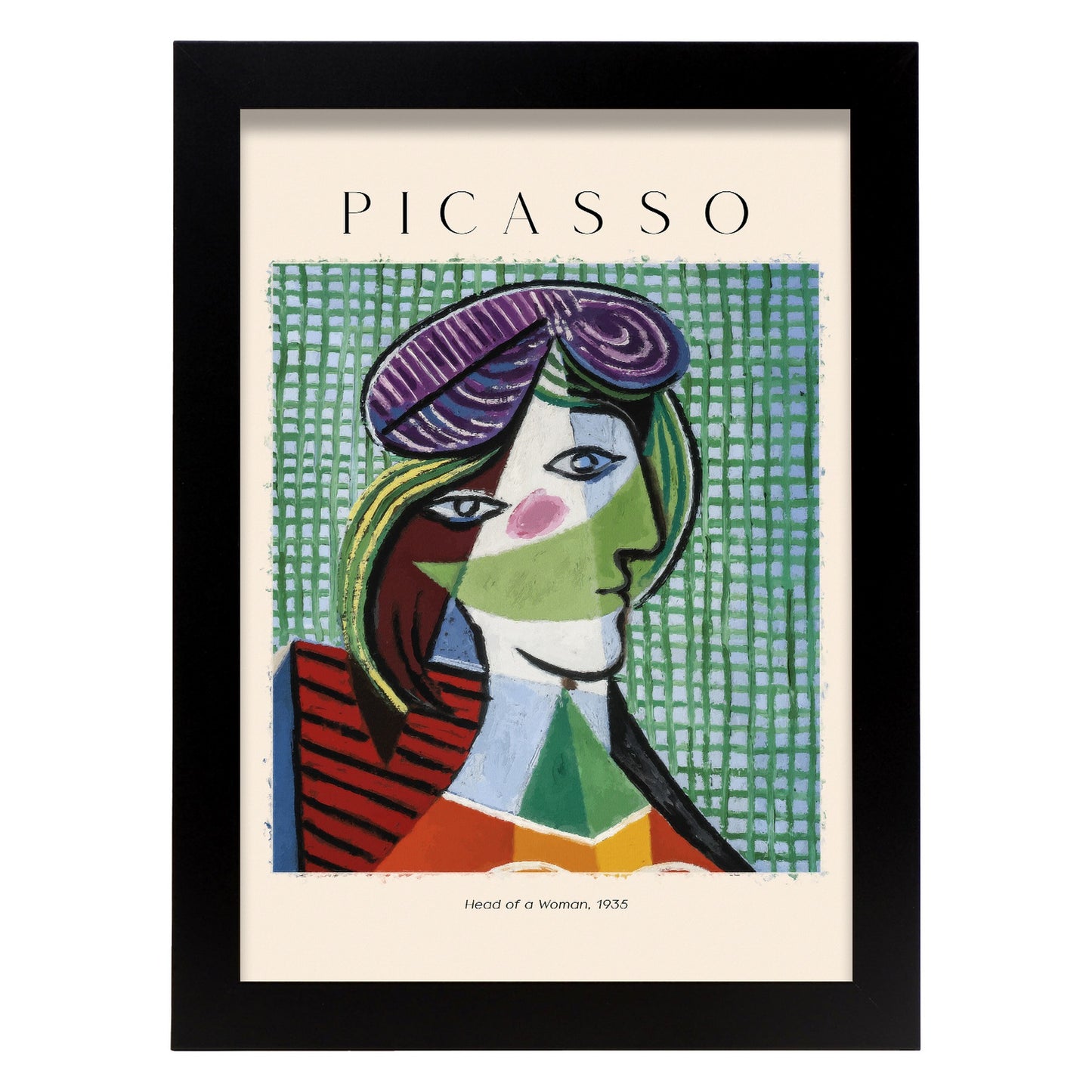 Lámina de Cabeza de Mujer inspirada en Picasso