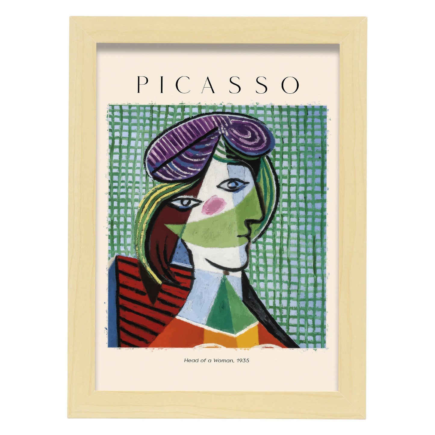 Lámina de Cabeza de Mujer inspirada en Picasso